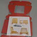 40 Pack Bakery Boxes 4x4x2 Inches Cookies Boxes Mini Bundt Cake Boxes Pie Boxes Cinnamon Roll Treat Box Chocolate Truffle Packing Party Wedding Favor (Red)