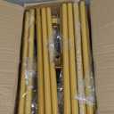 8.2FT x 8FT Backdrop Stand Heavy Duty with Base, Gold Portable Adjustable Pipe and Drape Backdrop Stand Kit, Over The Table Rod Stand with Clamps, Square Metal Arch Party Frame for Birthday Decor