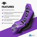 Seat Armour Jeep Seat Towel - Universal Fit Soft Machine Washable Jeep Towel - Easy Install, Multipurpose Towel2Go Seat Cover for Jeep - Purple
