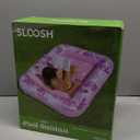 SLOOSH Inflatable Tanning Pool Lounger Float, 70" x 46" Pool Floats Adult with Pillow, 4 in 1 Suntan Tub Raft Floatie,Sunbathing Bed Lounge for Water Blow Up Kids Ball Pit Party Gifts, L-Hot Pink