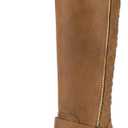 DREAM PAIRS Women's Knee High Boots Wide Calf Low Heel Riding Boots Fall Tall Boots for Women (7, Camel)