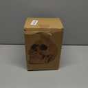 READAEER Resin Skull, Human Head Model for Home Decoration, Halloween Statue, Skull Model for Bookshelf and Desktop (White)