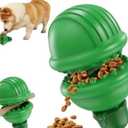 COSOWO Dog Chew Toys for Aggressive Chewers, Bully Stick Holder, Non-Toxic Durable Dog Puzzle Toy, Teething & Interactive Venus Flytrap Design, Gift for Dogs, Green