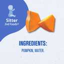 Gerber Stage 2 Baby Food, Pumpkin Puree Tubs, No Artificial Colors or Flavors, Baby Puree, 16-Pack