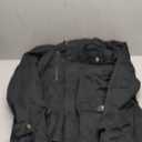 TACVASEN Men's Winter Jacket Cotton Military Jackets Fleece Lined Thick Work Warm Cargo Coats with Hooded (Medium, B.148 Black)