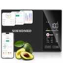 Smart Kitchen Food Scale with Nutritional Calculator, Calorie Fat Carbs Protein Tracker, Free App, Barcode Scan, Food Preload, On-Screen Nutrient Display, Personal Goals, 11 lb / 5 kg