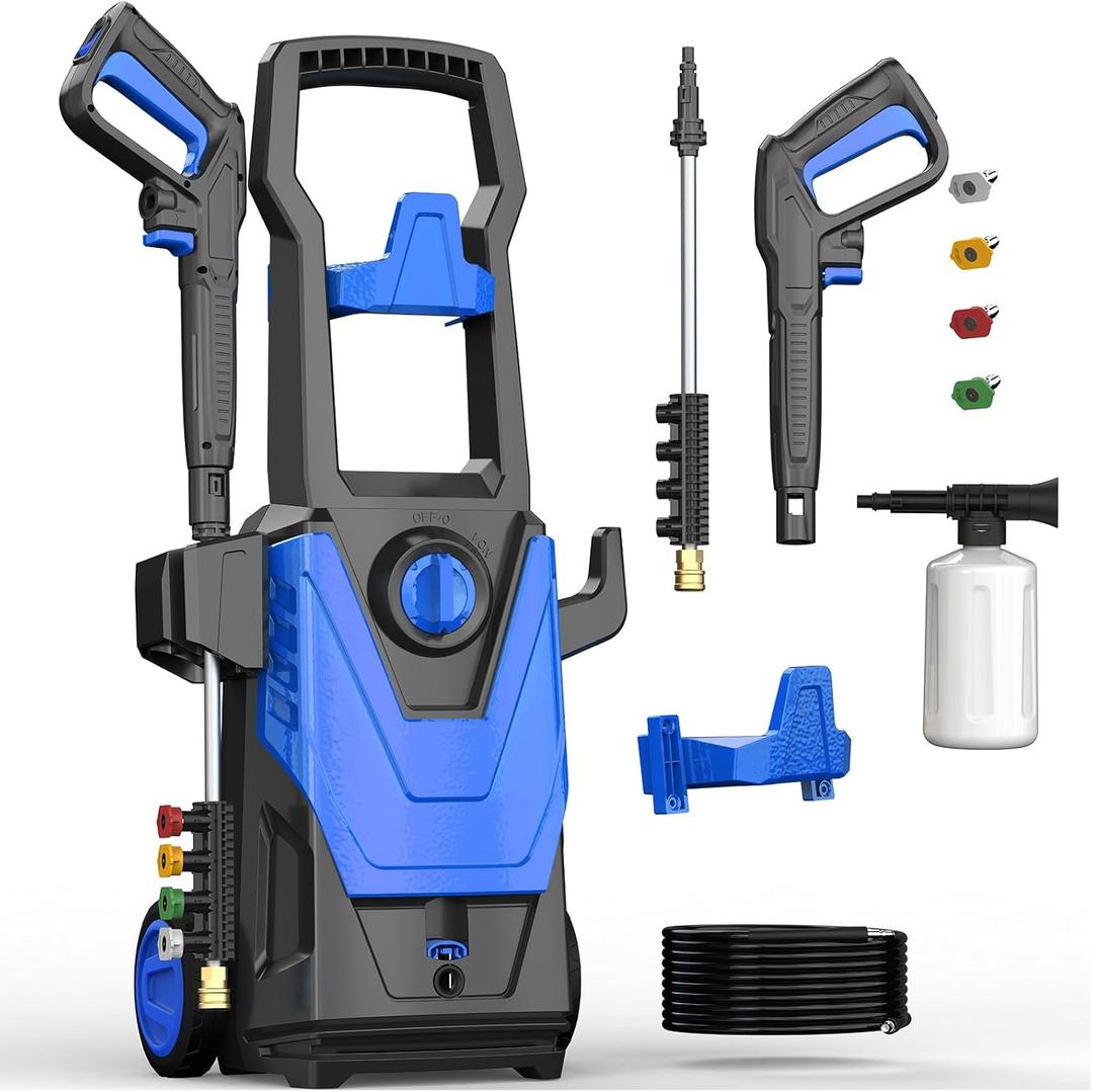 FIOCCO Electric Pressure Washer Power Washer Electric Powered High Pressure Cleaner Machine