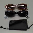 miyya Old Money Polarized Oval Sunglasses  2025 Edition, UV400 Protection, Feather-Light Fit & Trendy Colors (Black/Leopard Beige)