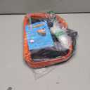 17.5" Pool Net, Pool Skimmer Net with Double-Layer Netting Bag, Aluminum Frame, Deep Nylon Net, Large Capacity Pool Cleaning Net, Leaf Skimmer Rake Net for Above Ground & In-ground Pools (No Pole)