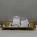 Modern LED Vanity Lights for Bathroom Brushed Gold Crystal Vanity Lighting Fixtures Wall sconces Over Mirror Lighting Fixtures 3000K