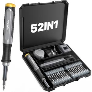 52in1 Precision Screwdriver Set, [Super Durable] Small Repair Kit, PC Accessories, PS5 Cleaning Kit, Tool Sets for Men, Fit MacBook, Computer, Laptop, Watch, PS4, Xbox, Eyeglass, Console More