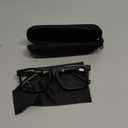 Eyekepper Oversized Reading Glasses Square Large Frame Readers for Men and Women (Black)