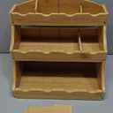 Bamboo Tea Bag Organizer, 3-Tier Tea Bag Holder Stores Over 240 Tea Bags, Tea Station for Coffee Capsules, Creamer, Sweetener, Sugar - Removable Divider (Self-assembly)