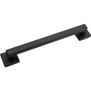Joyrain ADA Square Grab Bar 16/24/32 Inch - 500lb Capacity Safety Rail for Elderly, Non-Slip Bathroom Handle (Matte Black, 32 inch)