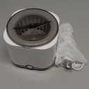 Ultrasonic Retainer Cleaner, 48kHz Retainer Cleaner Machine for Dentures, Mouthguard, Braces, Night Guard, Toothbrush, Jewelry with 7.8OZ Dental Cleaning Pod-Cool White