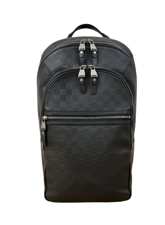 Louis Vuitton Michael Backpack Leather Travel Bag 