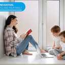 Privacy Window Film: Translucent Static Cling Treatment for Home Security and Decorative Frosted Glass Effect - No Residue, Heat Control, UV Prevention, Easy Removal (Winter Frost, 36 x 288 inches)