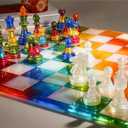 Chess Mold Set, Resiners Chess Molds for Resin Casting with Full Size 3D Silicone Chess Checkers & Chess Board, Epoxy Silicone Resin Molds for Family Party Board Games (Checkers & Chess Board)