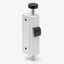 Gliding Patio Door Auxiliary Foot Lock Compatible with Andersen OEM Part #1997301 (1978 to Present), 2-13/16" Mounting Hole Centers, White Diecast