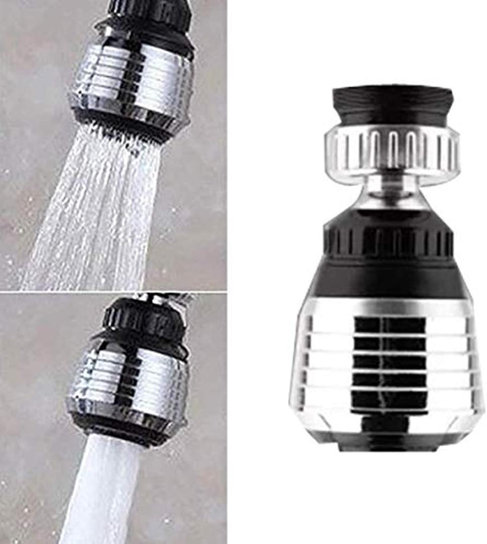 360 Rotate Swivel Water Saving Tap Aerator Diffuser Faucet Nozzle Filter Adapter, Dual Spray Stream, Fits M22 M24 Kitchen Sink & Utility Faucets