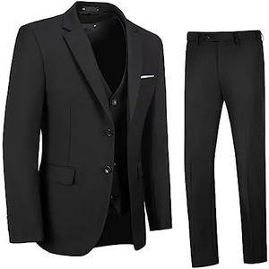Men's Suits Tuxedo Suit Outfits for Men 3 Pieces Mens Wedding Business Formal Suit Set Jacket Vest Pants XXXL