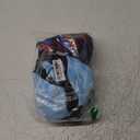 SCENEREAL Dog Cone Alternative After Surgery Pet Recovery Collar for Small Medium Large Dogs Cats, Adjustable Inflatable Donut to Prevent Licking, Black Suit Print E-Collars