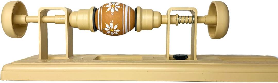 Ornament and Egg Decorating Craft Lathe for Creating Easy, Precise Easter Egg and Christmas Ornament Designs. Gentle Enough for Blown Eggs and Glass Ornaments 