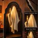 20" Haunted Ghost Mirror with LED Lights & Scary Voice Changer