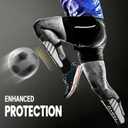 TAGVO Soccer Shin Guards for Kids Youth Adults, Protective Soccer Equipment for Boys Girls Men, Soccer Shin Pads for Kids
