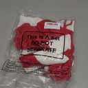 Sweetude 12 Pcs Christmas Knit Santa Bag with Drawstring Small Christmas Red Santa Gift Bags Knitted Presents Drawstring Pouches for Xmas Candy Wedding Supplies, 6.5 x 5.1 Inches