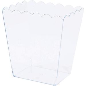 Fun Express Medium Scalloped Plastic Containers - Party Supplies - 3 Pieces