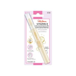 2 x Sally Hansen Vitamin E Nail & Cuticle Treatment Pen | Hydrates and Conditions Dry Nails | Nourishing Formula with Apricot Oil | Smooth, Healthy-Looking Nails | Easy, Mess-Free Nail Care on the Go