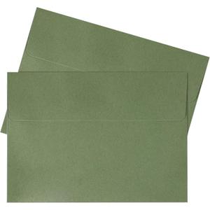 Granhoolm 100 Pack Green 5x7 Envelopes,Sage Green A7 Envelopes,5.25 x 7.25 Inch,120 Gsm Thick Paper,Self Seal,Gift card envelopes,Envelope 5x7 for Invitations(5.25 x 7.25 in)
