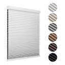 MYshade Cordless Blackout Cellular Shades for Windows, Honeycomb Window Shades with Thermal Insulation, Child & Pet Safe Room Darkening Shade, Easy Install,45" W x 48" H, White