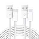 2 Pack Car Carplay Cable for iPhone 16E 17 Air 16 15 iPhone 15 Pro Max 15 Plus Cable, USB A to USB C for Carplay Cord, iPad usb C Cable iPad Pro Air 5th Mini 6th 10th Gen Charger Charging Cord 3FT