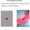 Ailun 2Pack Screen Protector for iPad Pro 10.5 2017 iPad Air 3 2019 10.5 Inch Tempered Glass 9H Hardness Apple Pencil Compatible Ultra Clear Anti Scratch Case Friendly