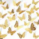 12pcs 3D Butterfly Decorations
