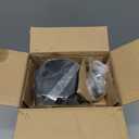 POHL SCHMITT Electric Can Opener, Easy Push Down Lever, Knife Sharpener, Bottle Opener & Built-In Cord Storage, Opens All Standard-Size and Pop-Top Cans, Black