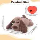 BEVERLYSHARK Beverly Shark Puppy Heartbeat Toy Dog Anxiety Relief Calming Aid Puppy Heartbeat Stuffed Animal Behavioral Training Sleep Aid Comfort Soother Plush Toy for Puppies Cats
