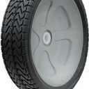 40987 Lawn Sweeper Wheel Tire Complete Assembly Set Compatible with Craftsman Tow-Behind Lawn Sweeper-1P