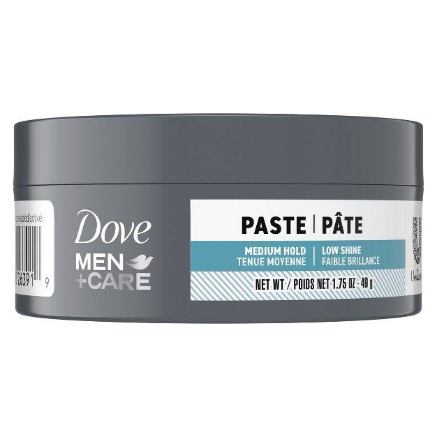 Dove Men+Care Medium Hold Hair Styling Paste - 1.75oz: Paraben-Free, All Hair Types 3 Pack