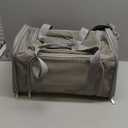 Soft-Sided Cat/Dog/Pet Carrier, Collapsible Pets Travel Carriers for Big Cats/Small Dogs with Shoulder Strap & Removable Mat, Mesh Puppy Carry Bag, Up to 16 Lbs, TSA Airline Approved(Gray)