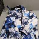 Boys Waterproof Ski Jacket Fleece Lined Warm Winter Snow Coat Hooded Winter Jacket for Kids (11-12, White Blue)