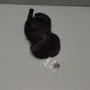 SARLA Dark Brown Invisible Wire Hair Extensions with 3 Clips Long Synthetic Wavy Curly Hairpiece Adjustable Transparent Headband for Women 18 Inch