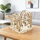 3D Wooden Puzzles Marble Run Set - 159PCS Mechanical Model Kit for Adults Wooden Puzzles, DIY Building Model Kit for Teens Age 14+ Years Old