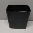 Cesun Small Bathroom Trash Can 2.1 Gallon Wastebasket, Modern Metal Garbage Can Office Waste Basket, Matte Black Stainless Steel Trash Bin for Bedroom, Home Office, Toilet, rv, Near Desk, Under Sink