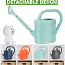 1 Gallon Watering Can for Indoor Plants, Garden Watering Cans for Outdoor Plant House Flower, Modern Plant Watering Can Large Long Spout with Sprinkler Head