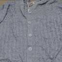 GRACE KARIN 2025 Women's 3/4 Sleeve Crochet Knit Button Down Cardigan Cropped Shrug Bolero Lightweight Sweaters Tops (X-Large)