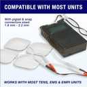 Syrtenty Tens Unit Electrodes Pads 2x2 20 Pcs Replacement Pads Electrode Patches for Electrotherapy