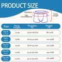 3 Pack Urine Bag Shorts for Women, Ostomy Drainage Bag Underwear, Incontinence Care Trousers, Catheter Bag Shorts, 2XL